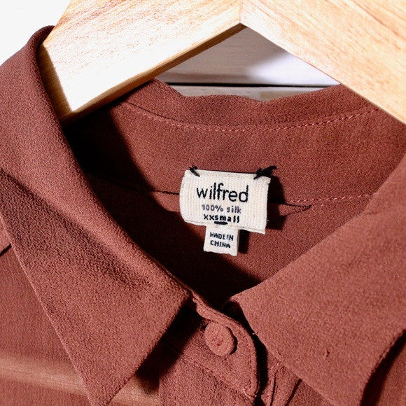 Wilfred 100% Silk Shirt Dress - Picture 5 of 12